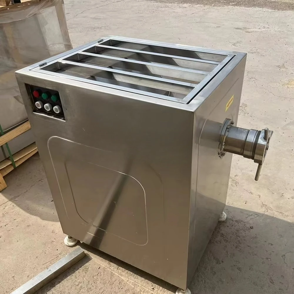 Máquinas comerciales de procesamiento de carne de gran capacidad, maquinaria picadora de salchichas de ternera a la venta