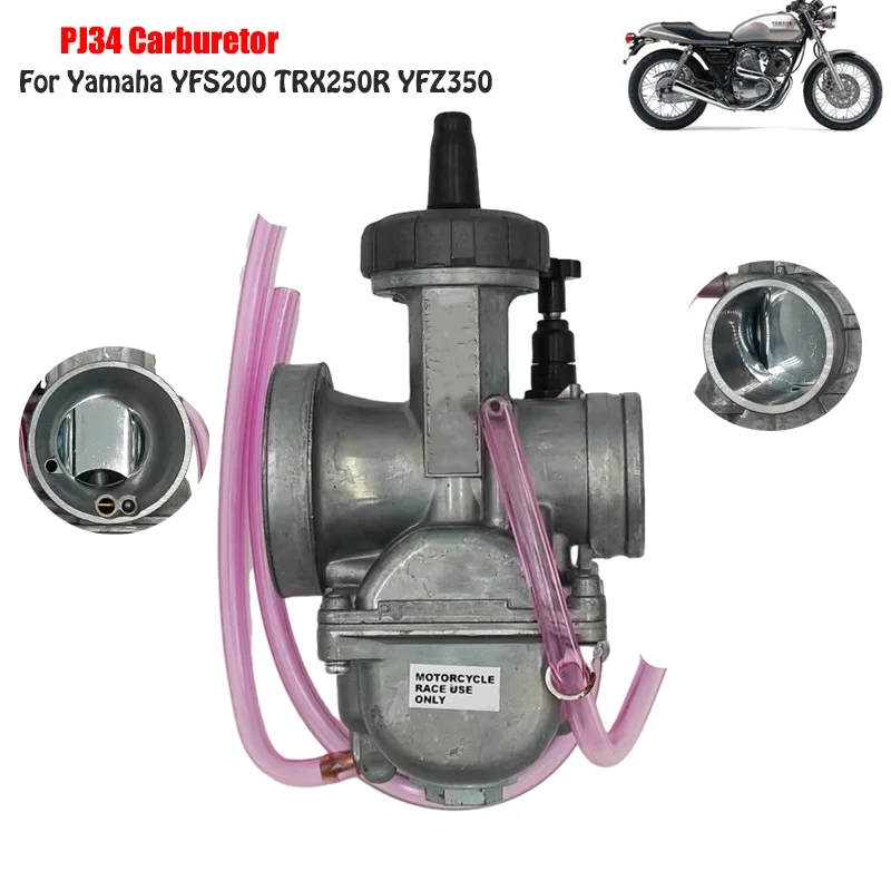 For Keihin PJ 34mm 200-300cc PJ34 Carburetor Yamaha Blaster YFS200 Banshee TRX250R YFZ350 YFZ 350 TC250R TRX ATC 250R Carburador