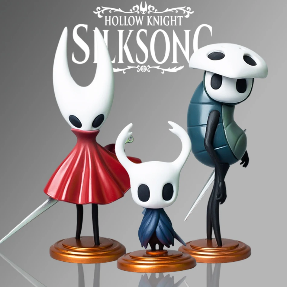 3-teiliges Set Hollow Knight Anime-Figur Hollow Knight PVC-Actionfigur Sammlermodell Weihnachtsgeschenke Thanksgiving