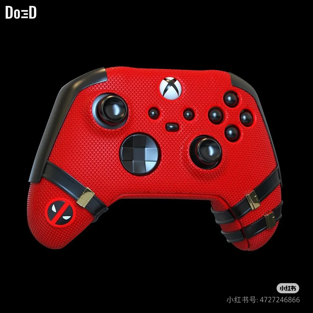 Marvel Deadpool Game Controller Cover Wolverine Hard Handle Anime Periphery Model Toy From A Friend Birthday Kids Xmas Gift