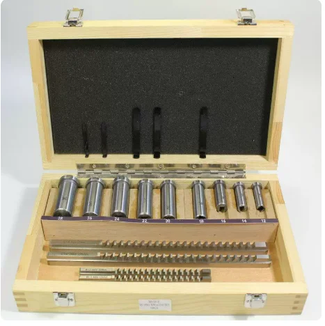 18PCS Metric Keyway Broach Set 4/5/6/8mm HSS Broaching Tool for Lathe