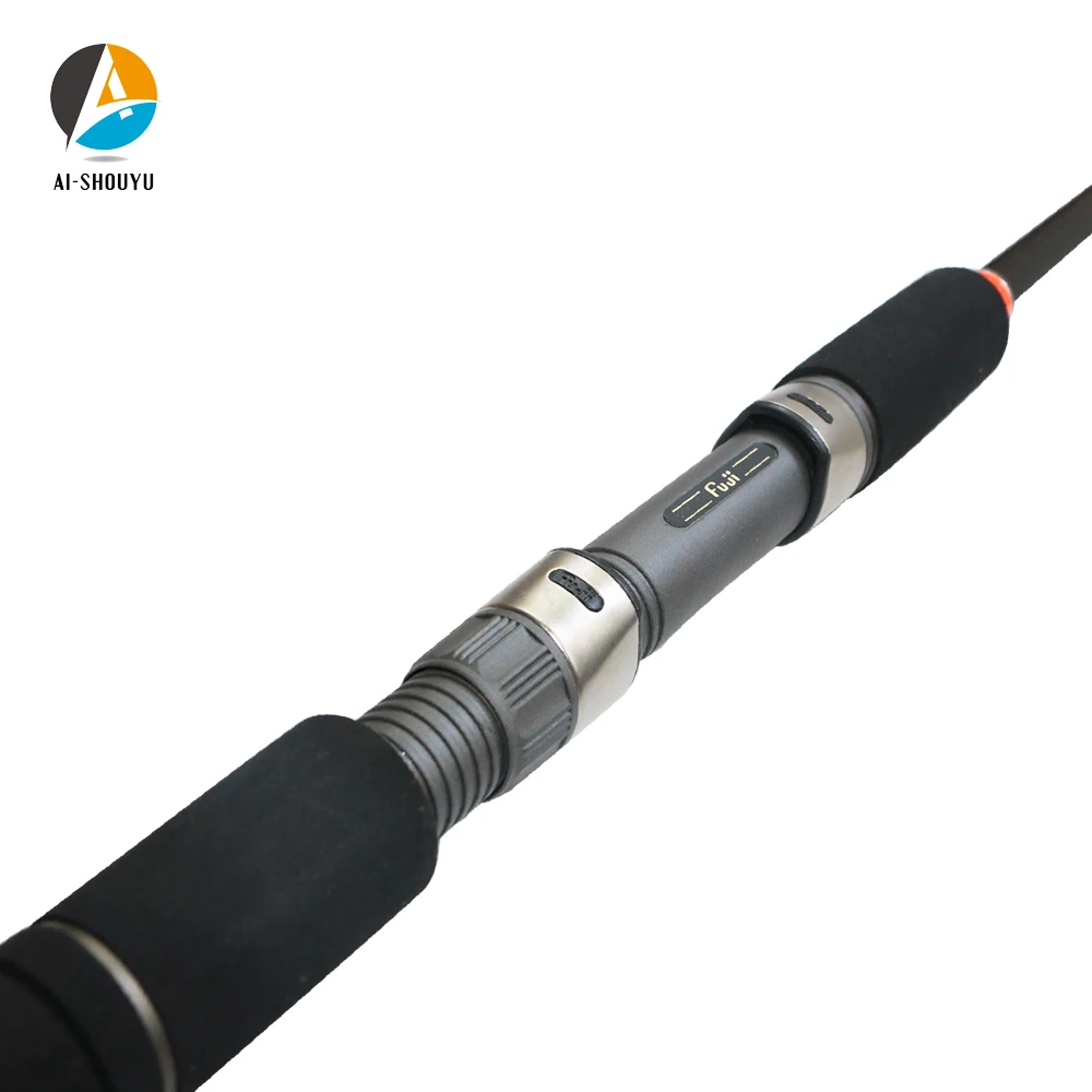AI-SHOUYU Slow Jigging Fishing Rod 1.65m 1.8m Carbon Fishing Rod FUJI Reel Seat 100-300g Fast Action Spinning Boat Fishing Rod