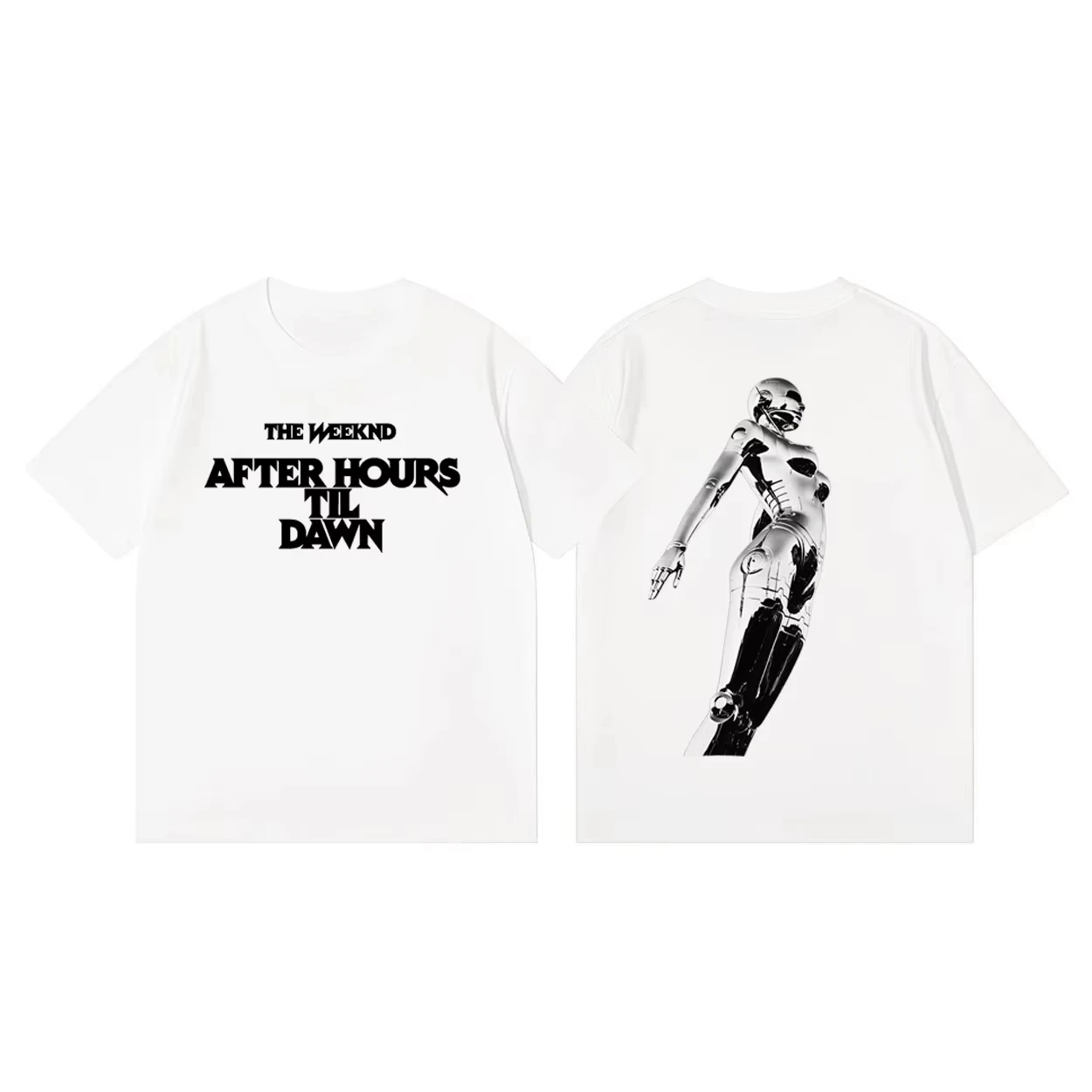 2026 Summer The Weeknd After Hours Til Dawn Tour Graphic T Shirts Harajuku Hip Hop Short T-shirts Unisex Fashion Casual T-shirts