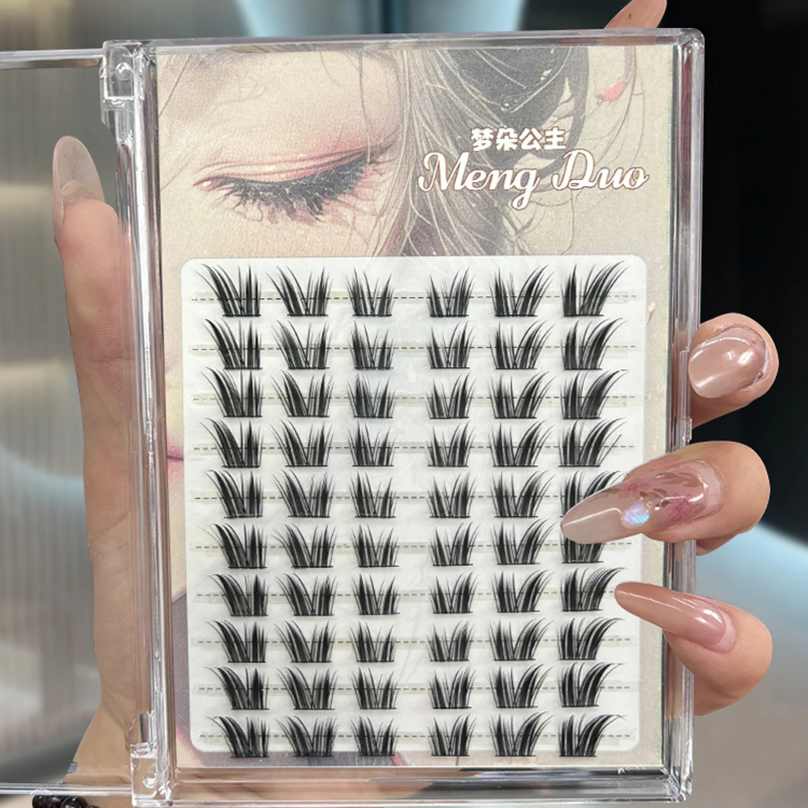 DIY Self Adhesive Lash Clusters 10-12mm C Curl Wispy Lash Extension Ideal for Cosplay and Costume Parties