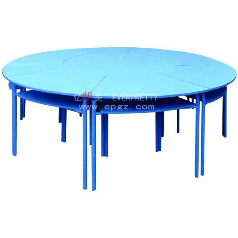 custom.Simple Trapezoid Design Table High Quality Nursery Preschool Desk Furniture Daycare's Wooden Study Table Sale