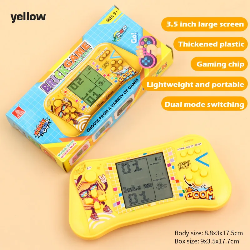 Handheld Players Electronic Game Children Pleasure Games Player Classic Machine Brick Kids Console