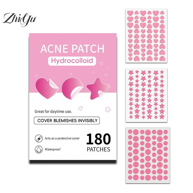 180 Stuks Acne Patch Reparatie Acne Reiniging Onzichtbare Ademende Waterdichte Acne Reiniging Concealer Vervagen Schoon