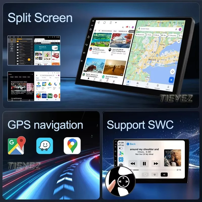 أندرويد 15 Carplay السيارات لمازدا CX5 CX-5 2012 2013 2014 2015 راديو السيارة الوسائط المتعددة مشغل فيديو الملاحة GPS No 2Din 2 Din