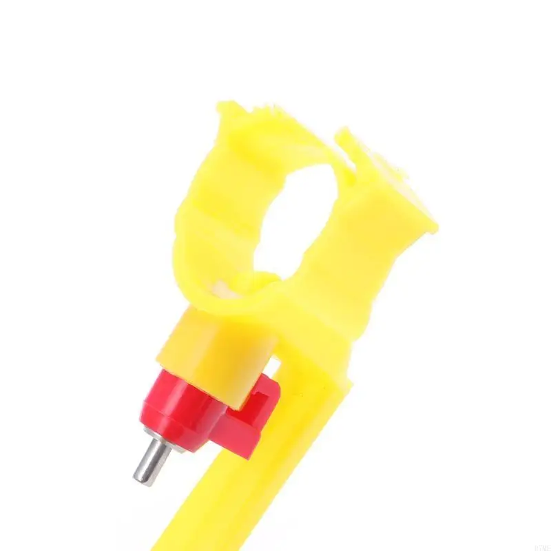 37ME Hanging Poultry Drinker Automatic  Poultry Drinker Stainless Steel Nipple Drinker for Chicken Ducks Rabbit Cages