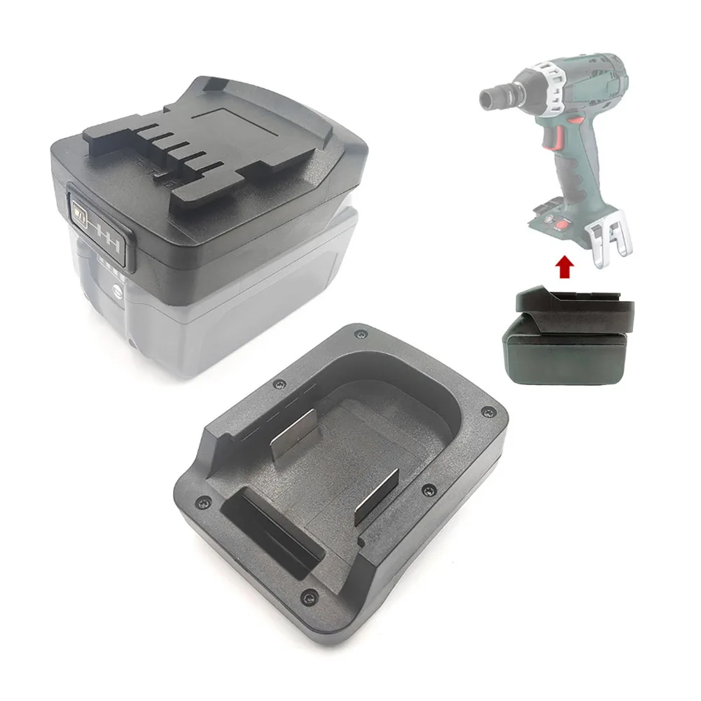 Adapter baterii 1 szt. do akumulatorów litowych Metabo 18V, adapter do elektronarzędzi Metabo serii HPT, akcesoria zamienne