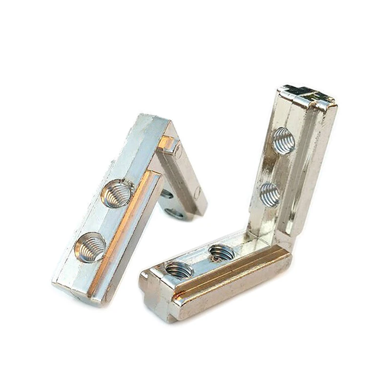 2/4Pcs Angle Slot Connector 2020 3030 4040 Panel Iinstallation Board Angle Slot Fixing Hardware Door Frame Corner Code Profile