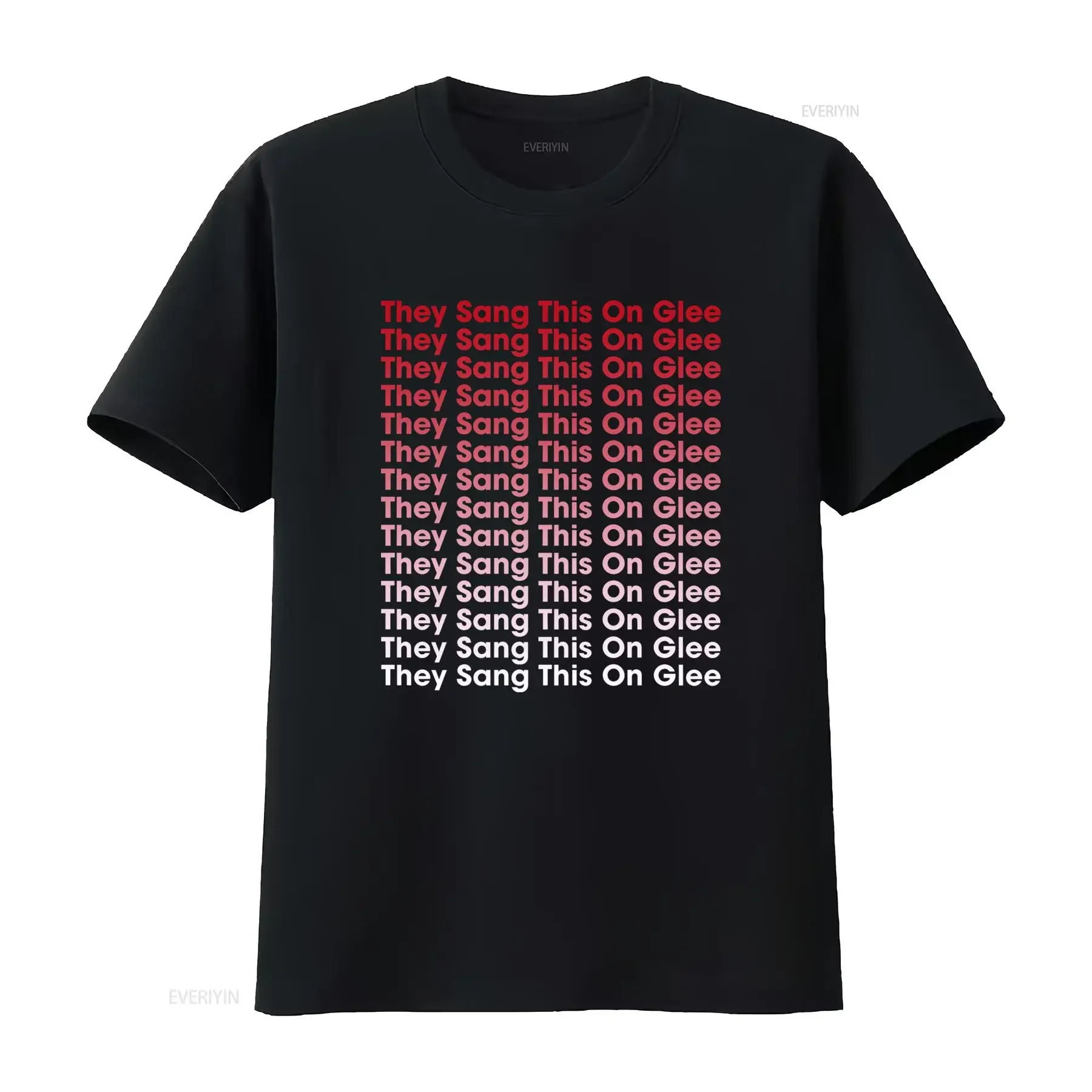 Glee T Shirt Musical Tv Series Gleek Fashion Top vintage Washed streetwear graphic Stretched designer clothes Stylish fashion