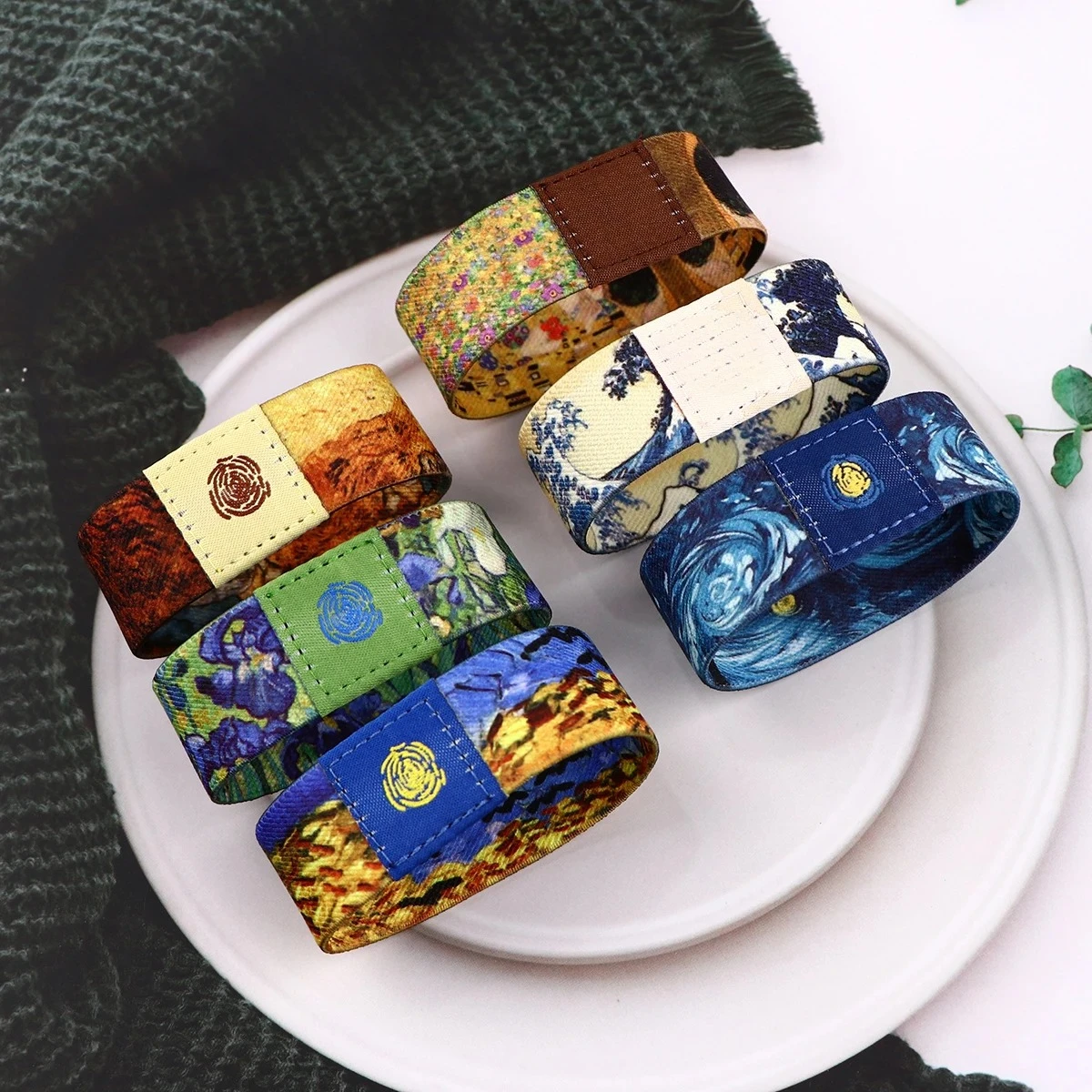 الفن موجات سوار للنساء الرجال السماء الزرقاء مطاطا الرياضة معصمه أساور الموضة مجوهرات اكسسوارات الهدايا #4