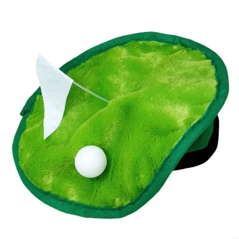 

L5YA Novelty with Green Turf Painter Hat Funny Golfer Hat for Autumn Winter Fashion Hat for Halloween Wear Golfer Hat