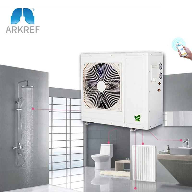 

Factory Supply WIFI Control R32 EVI Inverter Monoblock Air Source Heat Pump Water Heater