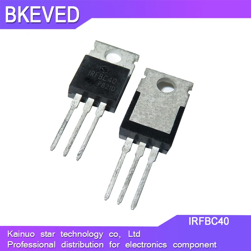 10pcs IRFBC40 TO-220 IRFBC40PBF TO220 BC40 N-channel FET new original FBC40