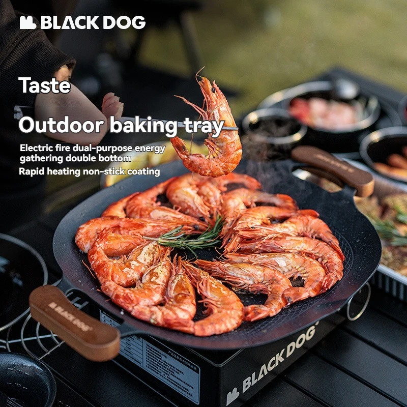 

Zhiwei baking tray, home barbecue, outdoor camping, induction cooker, Korean style non stick frying tray