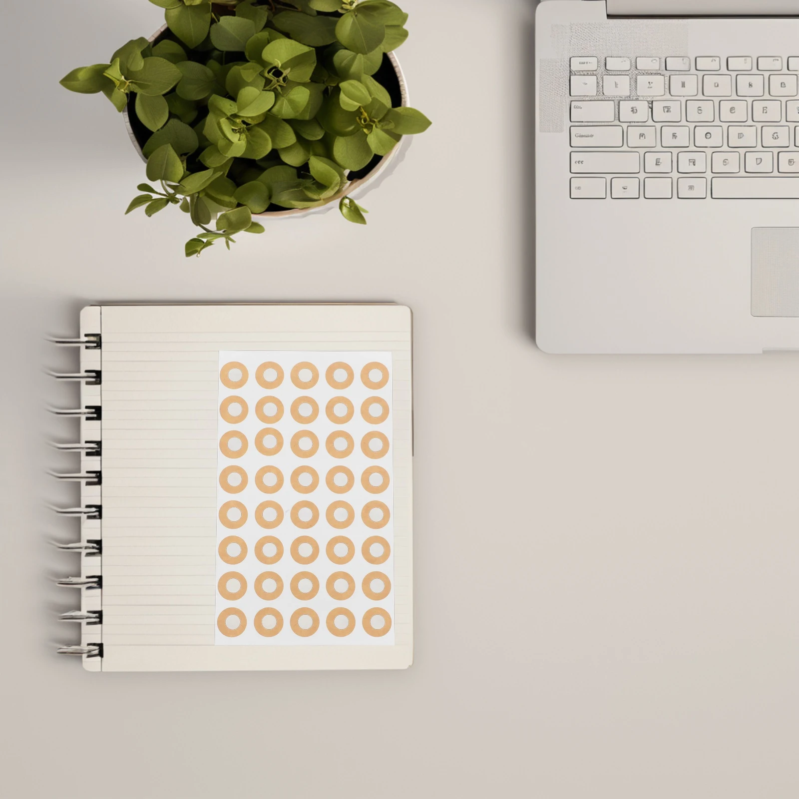 

Ample Quantity Round Hole Reinforcement Stickers Self Adhesive Binder Protectors For Paper Documents Cute Design School Office