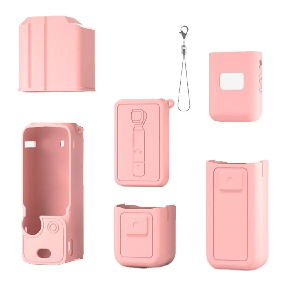 Silicone Case For DJI Pocket 3 For Standard Edition, All-in-One Set Silicone Protector Shockproof Waterproof Camera Accessories