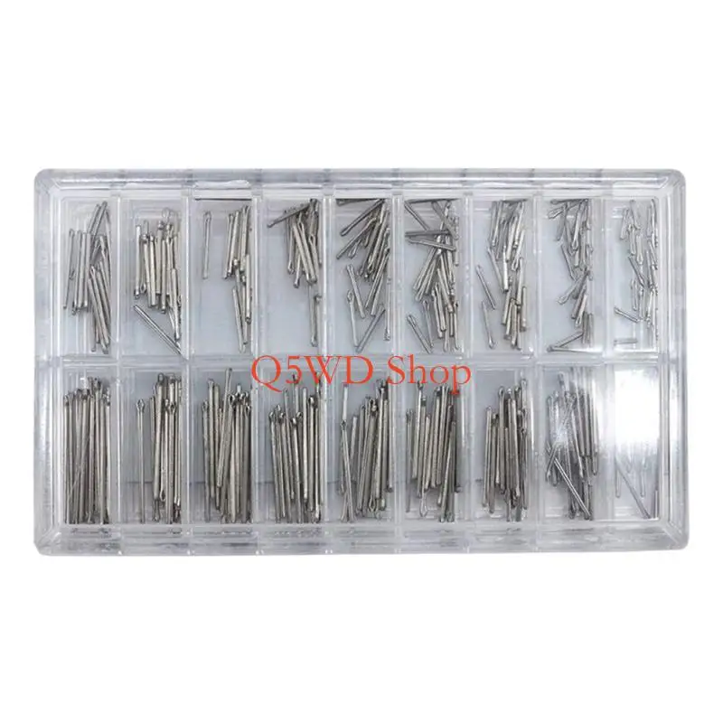 

Q5WD 270 шт., комплект для замены ремешка для часов, 6-23 мм, профессиональный ремешок для часов из нержавеющей стали, шпильки,