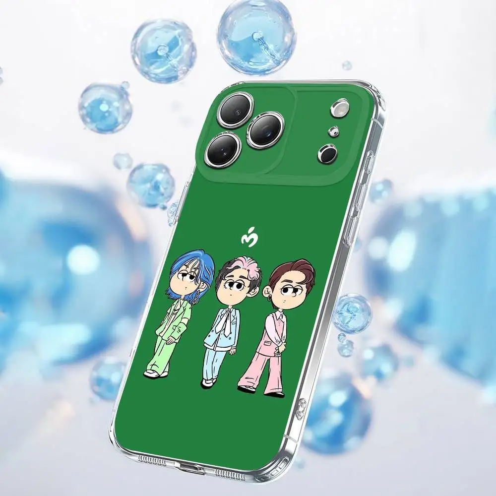 MGA M-Mrs GREEN APPLE Lilac Phone Case For iPhone 17,16,15,14,13,12,11,Plus,Pro,Max,Plus,E,Air,Mini Transparent Cover
