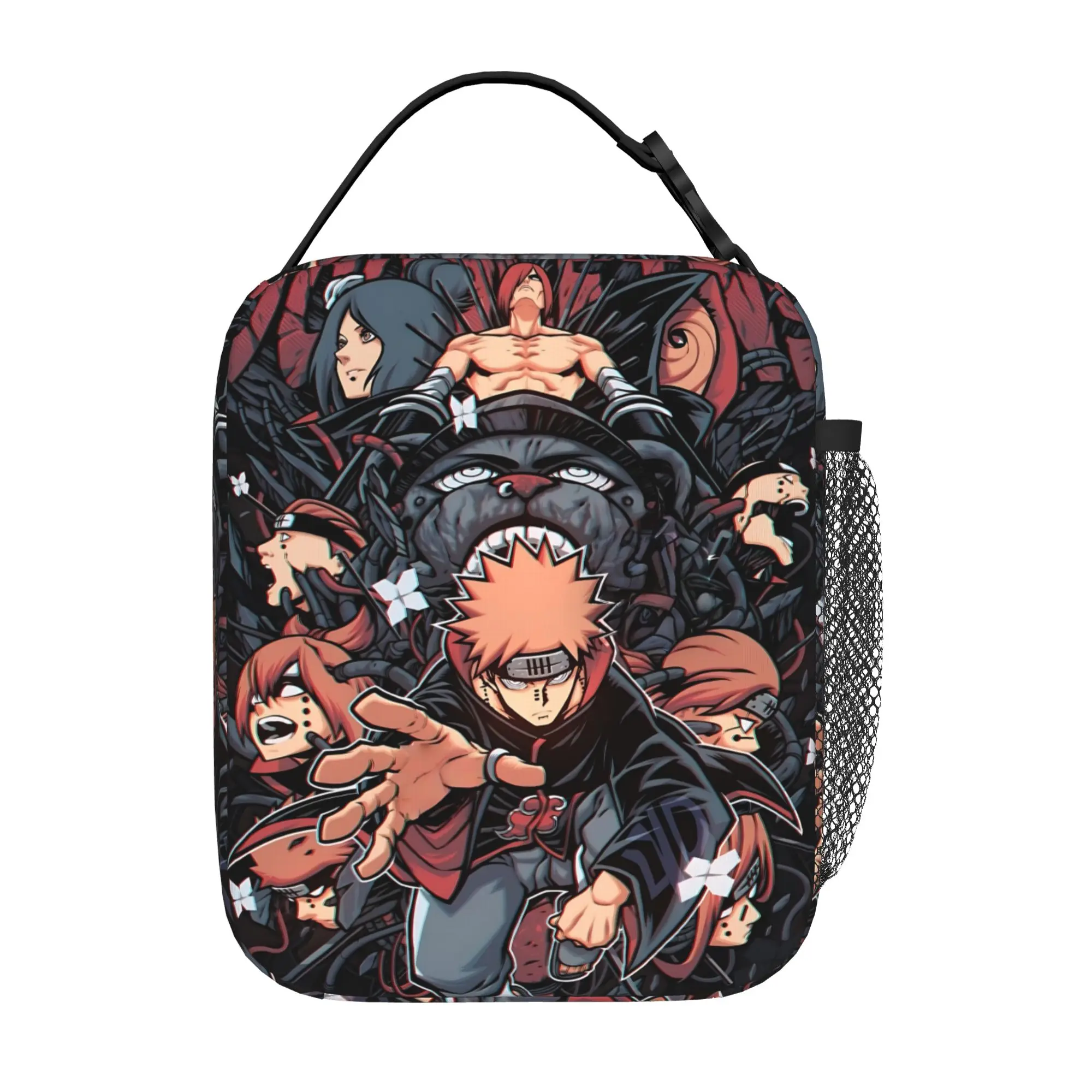 Naruto anime comic Insulated Lunch Bag Ice Pack Rice Bag  bolsa Student Bento Lunch Handbag Insulation