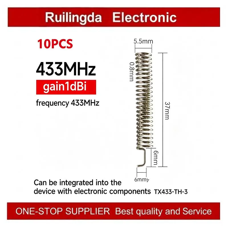 10pcsSW433-TH32DN TX433-TH-3 433MHz antenna glue stick suction cup glass fiber reinforced plastic FPC_PCB SMD SMA_IPX interface