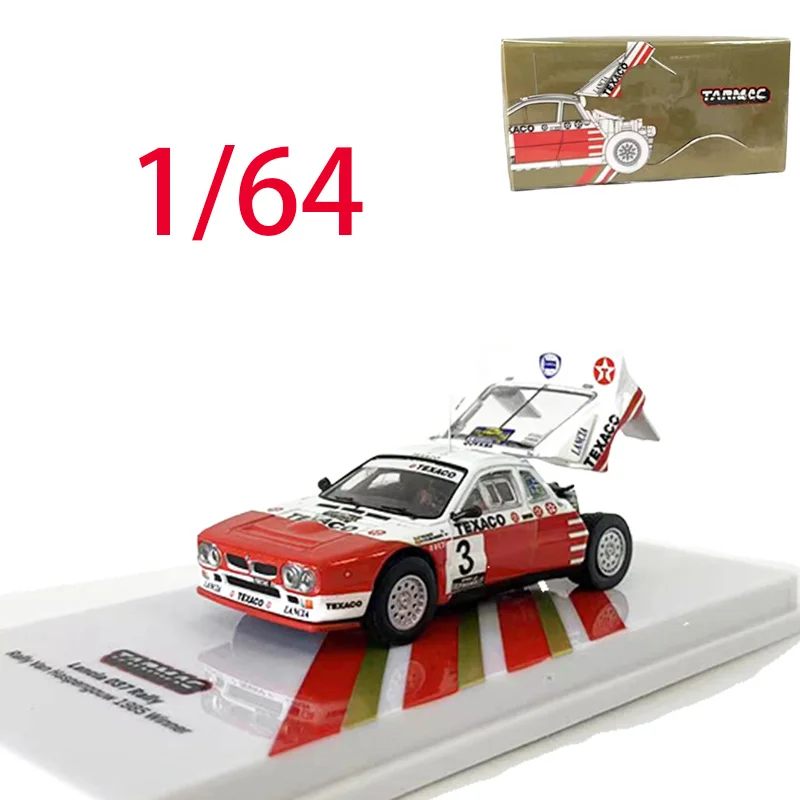 

Tarmac Works Diecast 1/64 Scale Lancia Alloy Car Model Lancia 037 #3 Play Vehicles Toys for Boys Original Box Collection