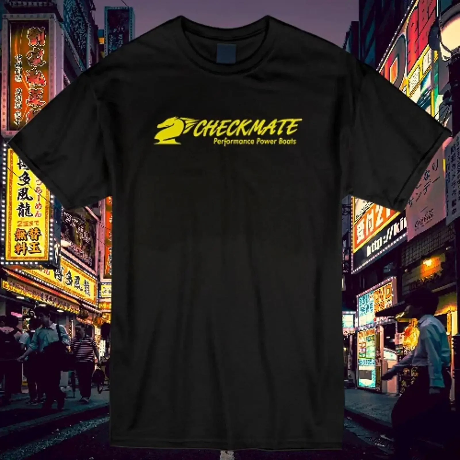 New T Shirt Checkmate Performance Boats Logo Funny Size S to 5XL Image 1 of 3 vintage Washed fashion designer clothes