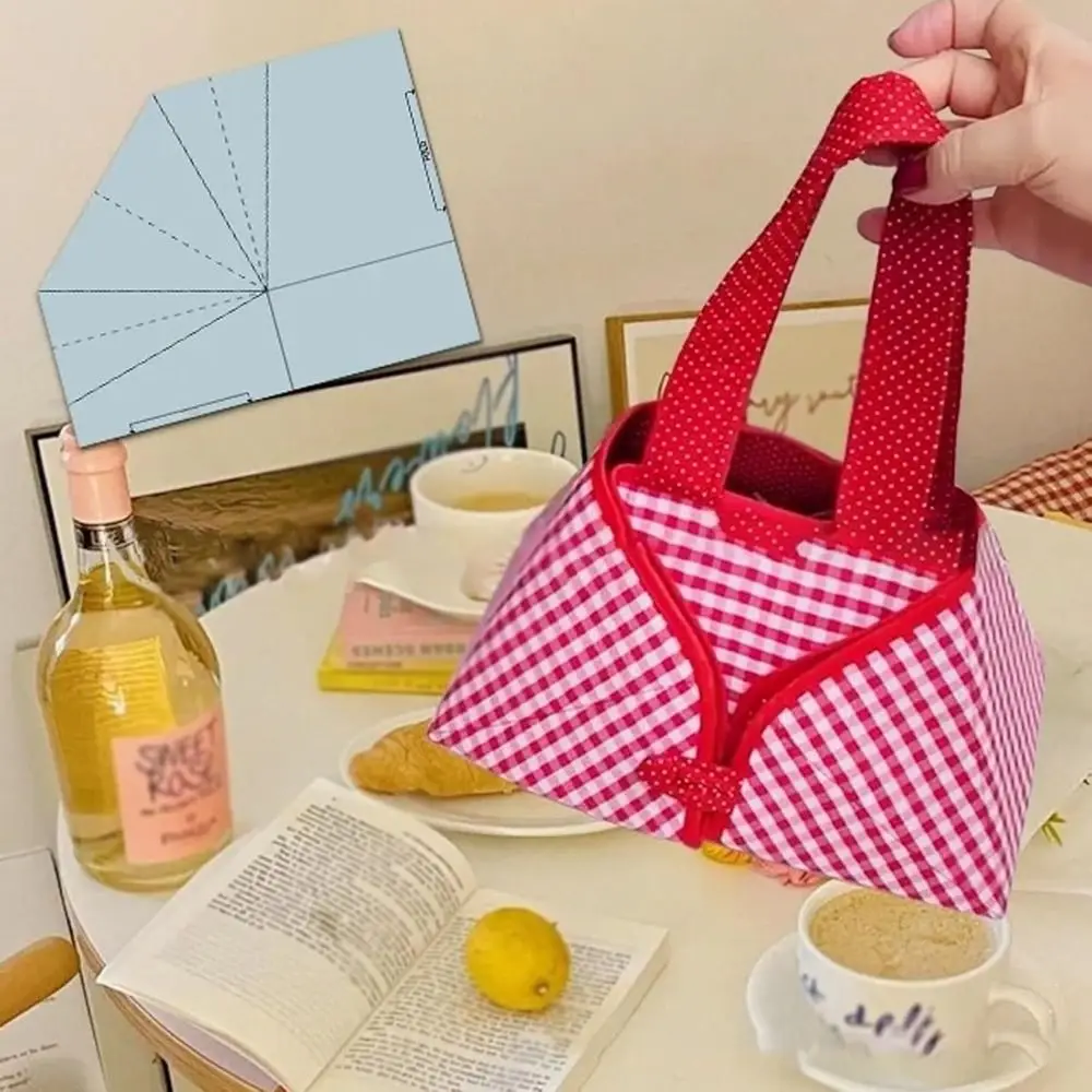 DIY Fabric Foldable Food Basket Sewing Template Transaprent Acrylic DIY Bag Sewing Ruler Tote Bag Template Sewing Enthusiast