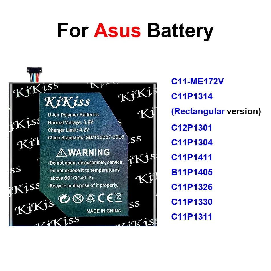 

C11P1314 Rectangular For Asus Memo Pad HD K00a Me172v 8 10 10.1 7 Me173x Me175kg Me70cx Me7610c Battery