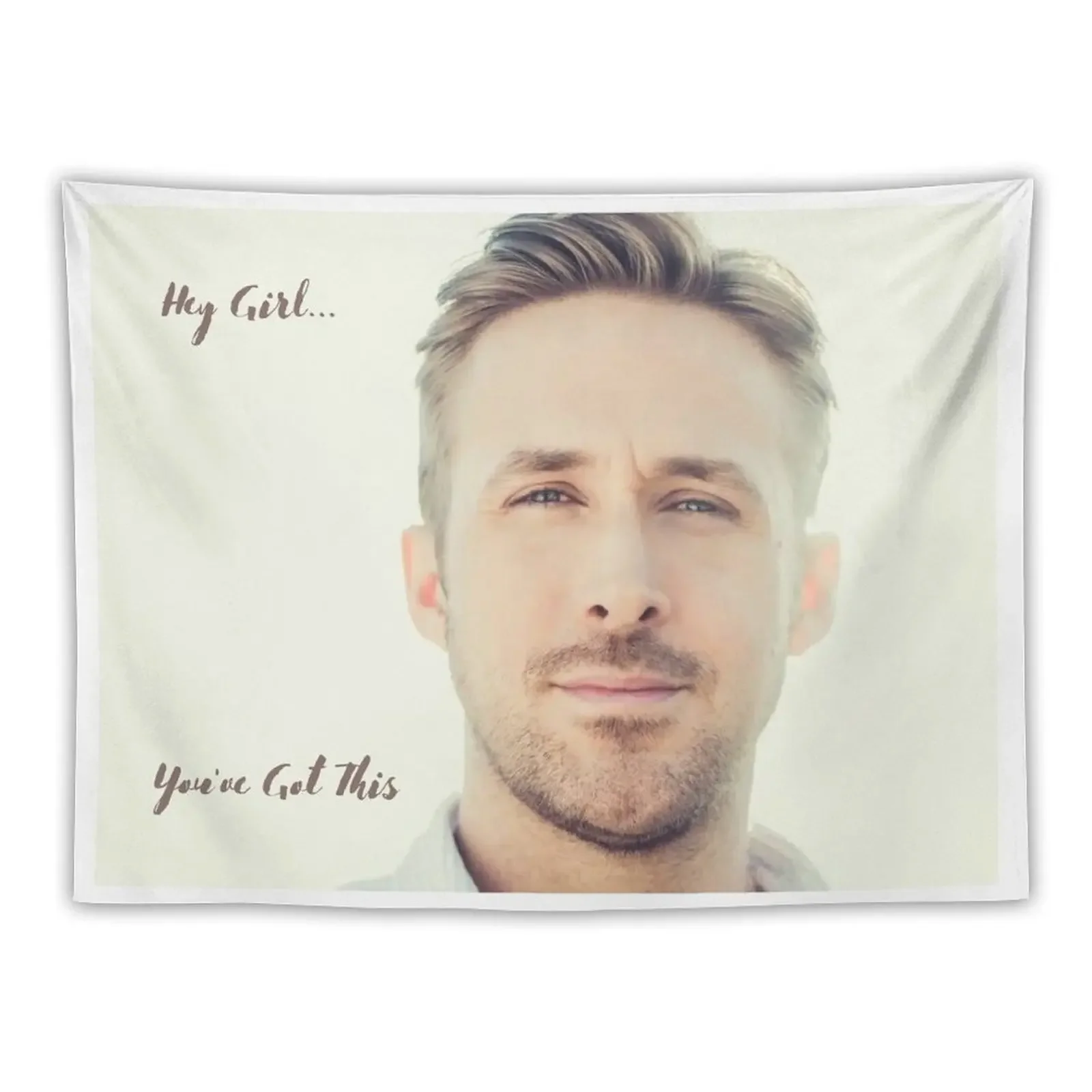 

Hey Girl Ryan Gosling Tapestry Wall Decor Hanging Aesthetics For Room Tapestry