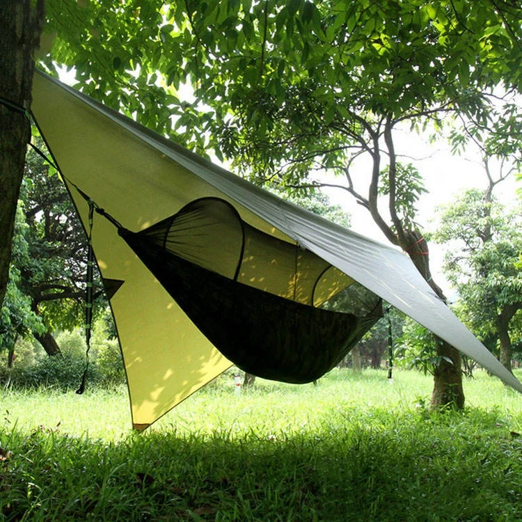 260 X 140 cm Retoo Camping Hammock with Mosquito Net Ultralight Breathable for Trekking Backpacking Nylon Travel Hammockpromote