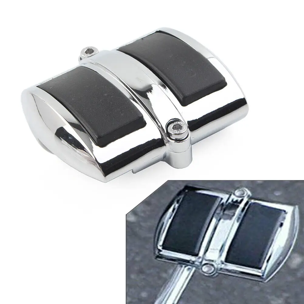 Chrome Gear Shift Lever Peg Cover Motorcycle For Honda Shadow 750 Suzuki Marauder 800 Boulevard M50 Yamaha V-Star 1100