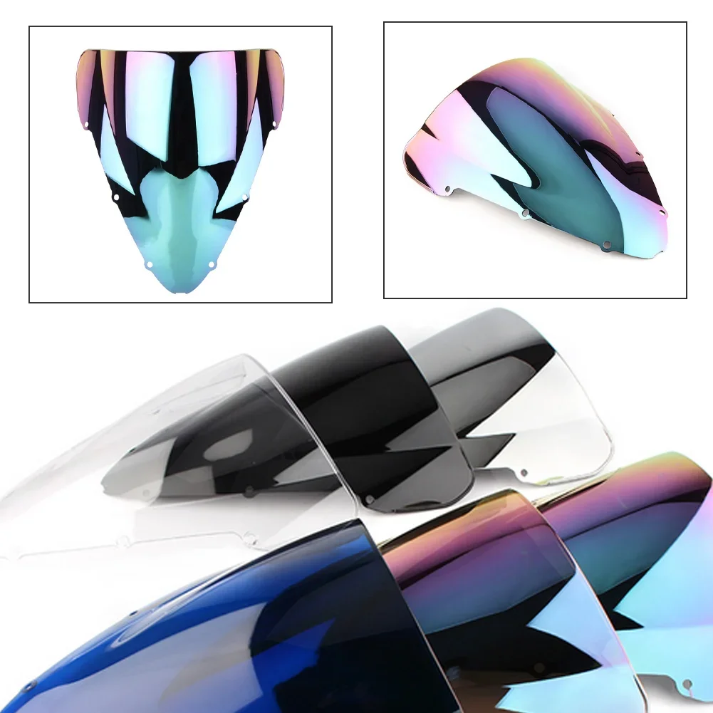 Motorcycle Double Bubble Windshield Deflector Protector Wind Screen For Honda CBR 600 F4I CBR600 2001-2004 2005 2006 2007 2008