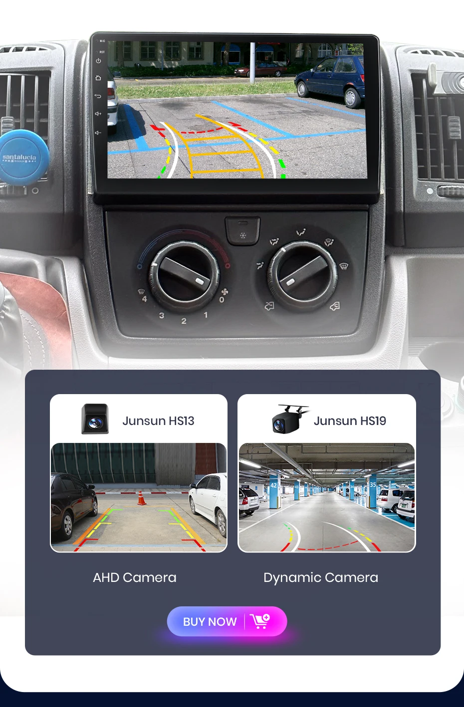 Junsun Kabelloses CarPlay Android Auto Autoradio für Fiat Ducato Peugeot Boxer 2 Citroen Jumper 2 2006 - 2023 2 DIN Multimedia-Stereoanlage mit Eingebautem Kühlventilator GPS-Navigation SWC Bluetooth FM RDS DSP IPS-Bildschirm Auto-Intelligentes System 4G WiFi 8-Kern-Prozessor – Detail 17