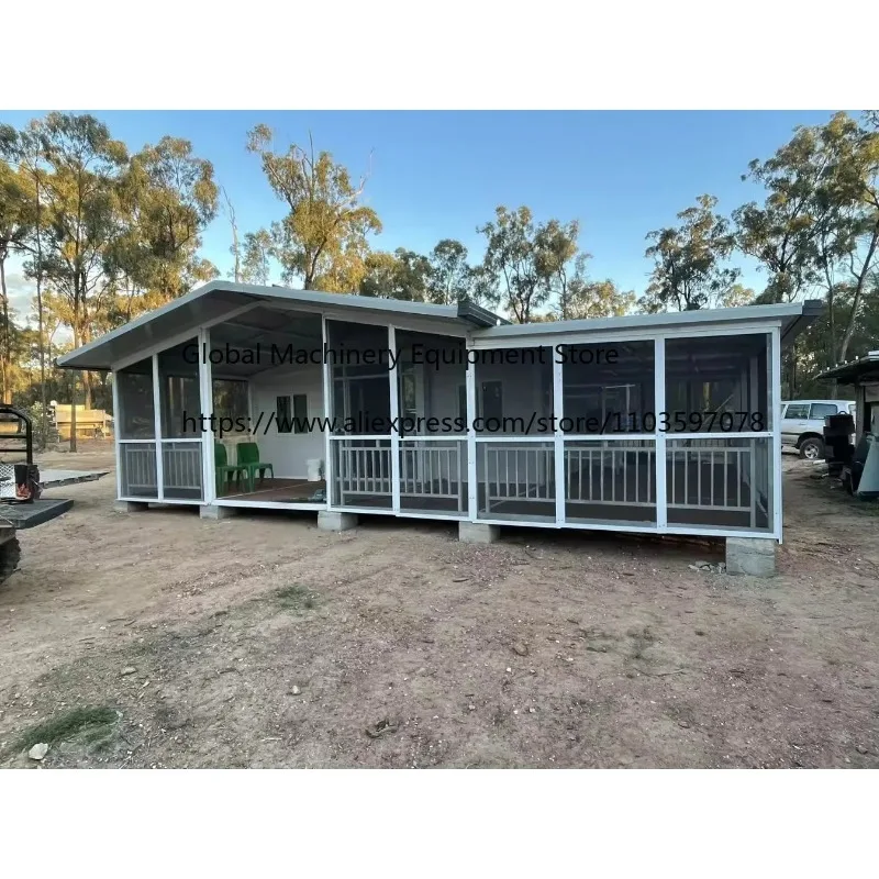 Luxury 20FT Expandable Modular Steel Prefabricated Houses DIY Container House Prefab Home