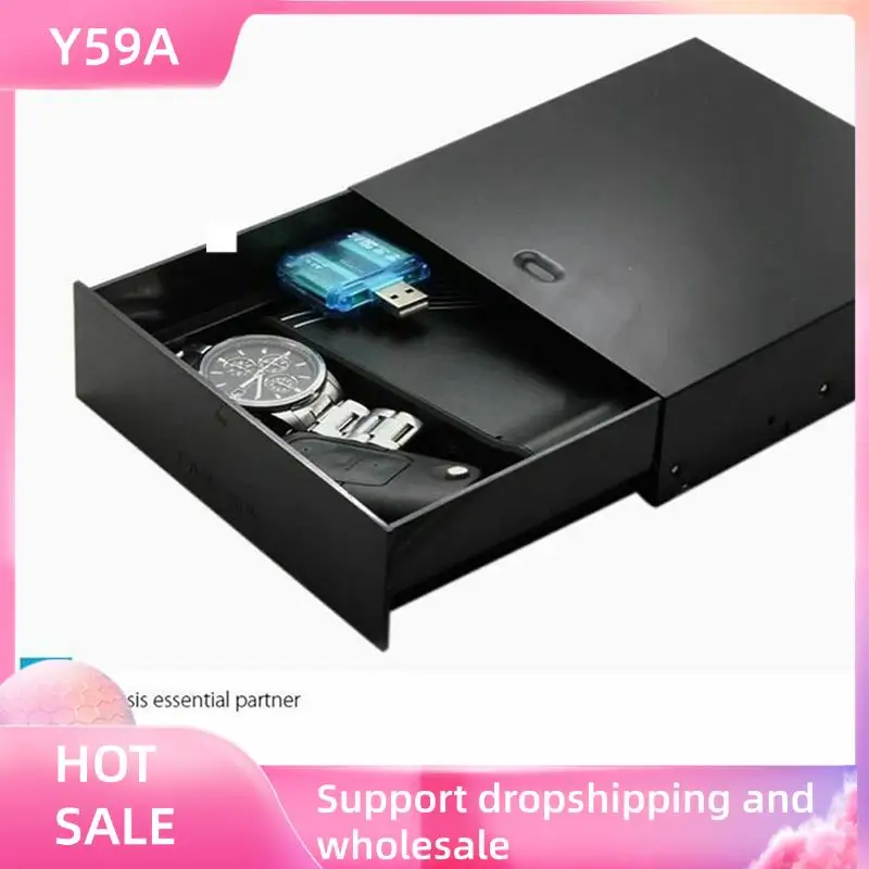 

Y59A 2X Desktop Storage Box Organizer Drawer Optical Drives 5.25Inch Front Panel Storage Holders & Racks