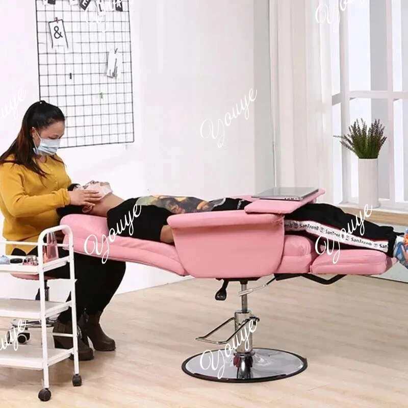 

Professional Barber Chairs Designer Reclining Beauty Chair Luxury Salon Furniture Beauty Salon Lift Eyelash Nail Art Sofa Chair