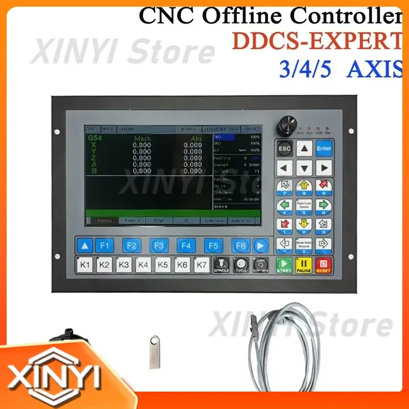 DDCS Expert V2.1 3/4/5 Axis Plc CNC Controller With ATC & Slave functions For Stepper & Servo Systems Numerical Control