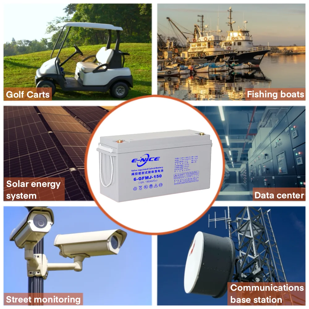 E-Nice Produttore di batterie al piombo da 12 Volt 200 Ah Batterie gel Batteria al piombo sigillata