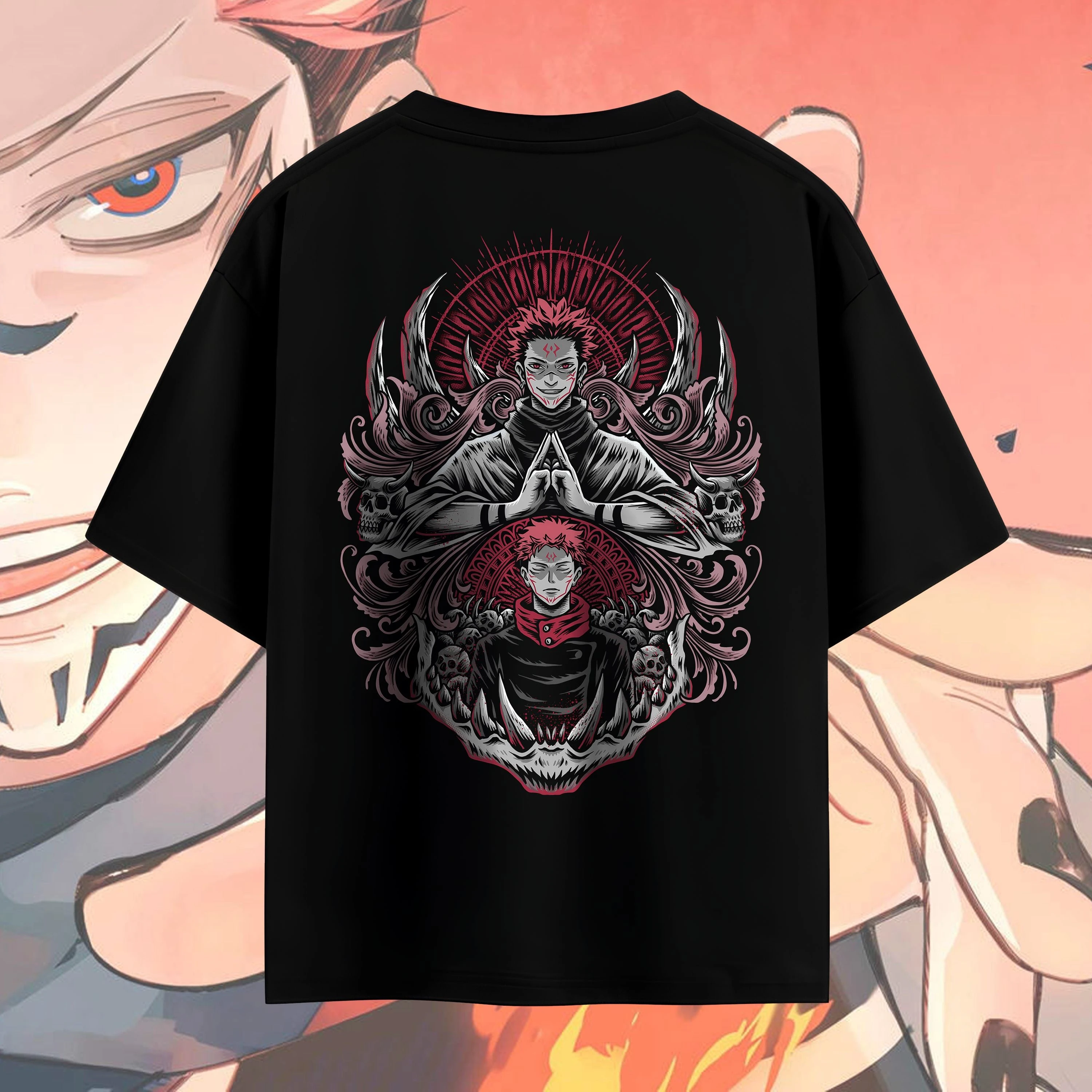 2026 Summer Jujutsu Kaisen Retro Cosplay T-shirt Men's Super Casual Cotton Printed Short-sleeved Unisex Children's Sports Shirt