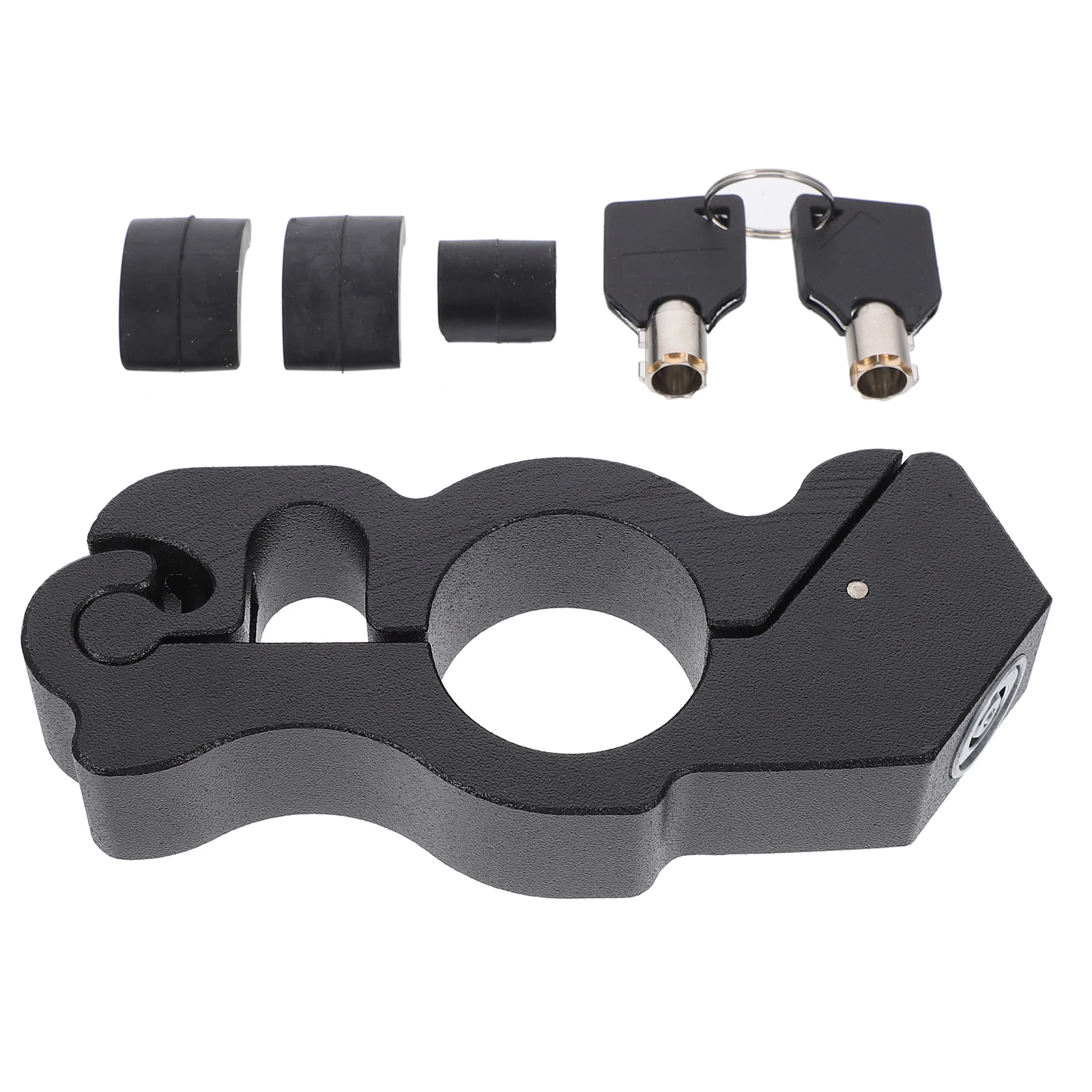 

Aluminum Motorcycle H Lock Throttle Security Black Compact Lightweight Anti Theft Scooter ATV Fits Practical Durability