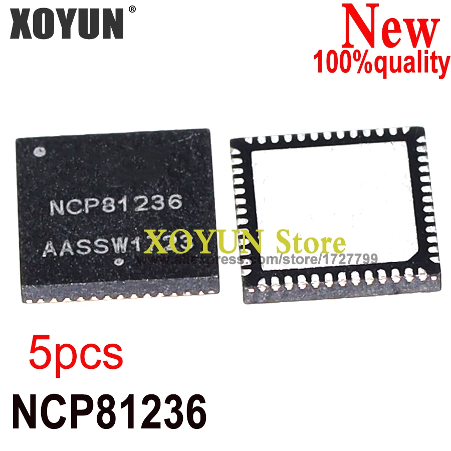 (5piece)100% New NCP81236MNTXG NCP81236 81236 QFN-52