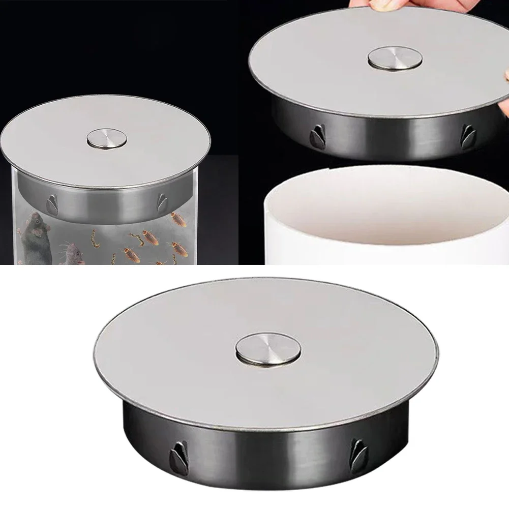 Chimney Cover Stainless Steel  Stove Pipe Cover Flue Pipe Closure Pipe Plug Deodorant Cover Air Outlet Roof Pipe Exhaust Hood