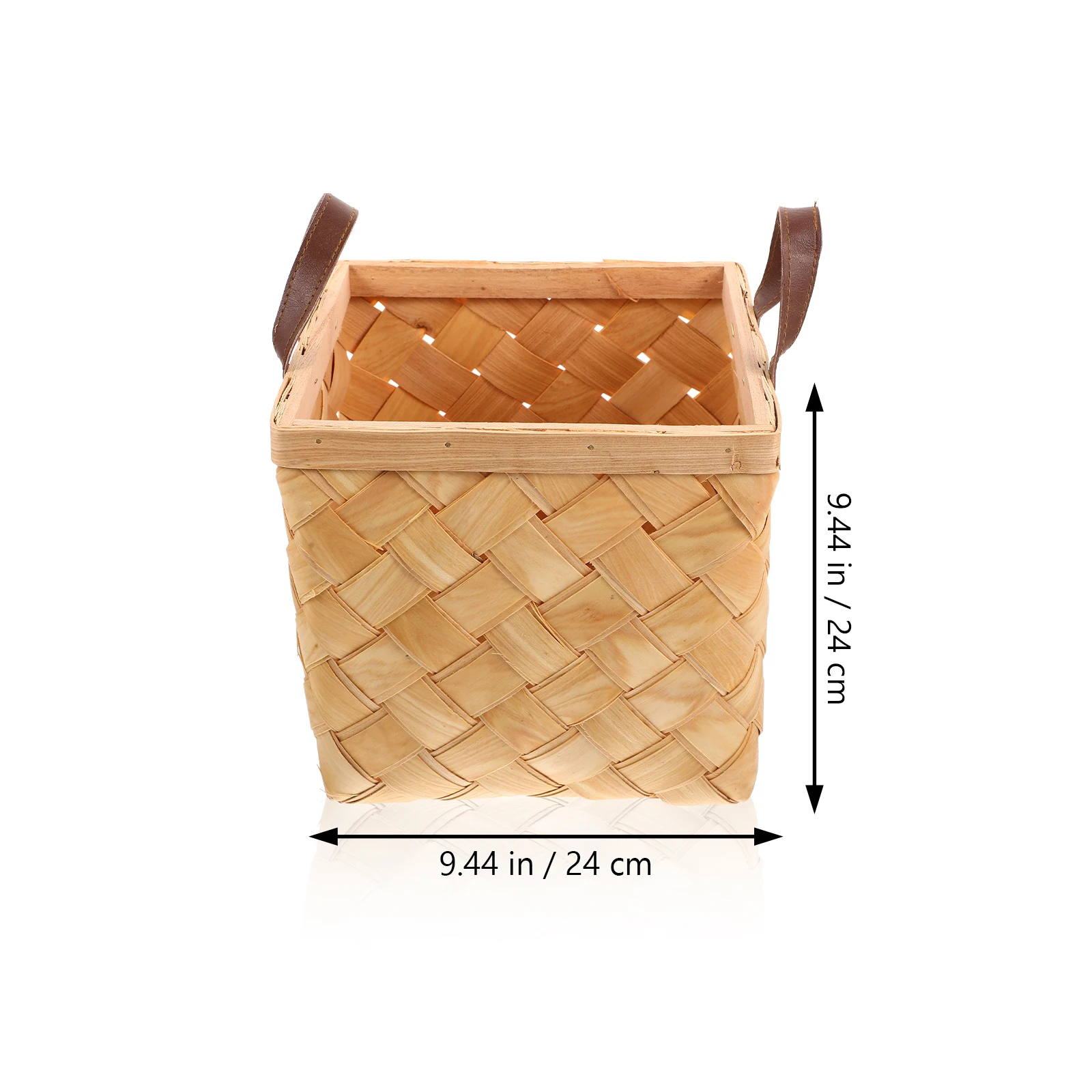 

Hand-knitted Storage Basket Farmhouse Fruit Woven Baskets Vegetable Handwoven Fruits Picking Small Garbage Can