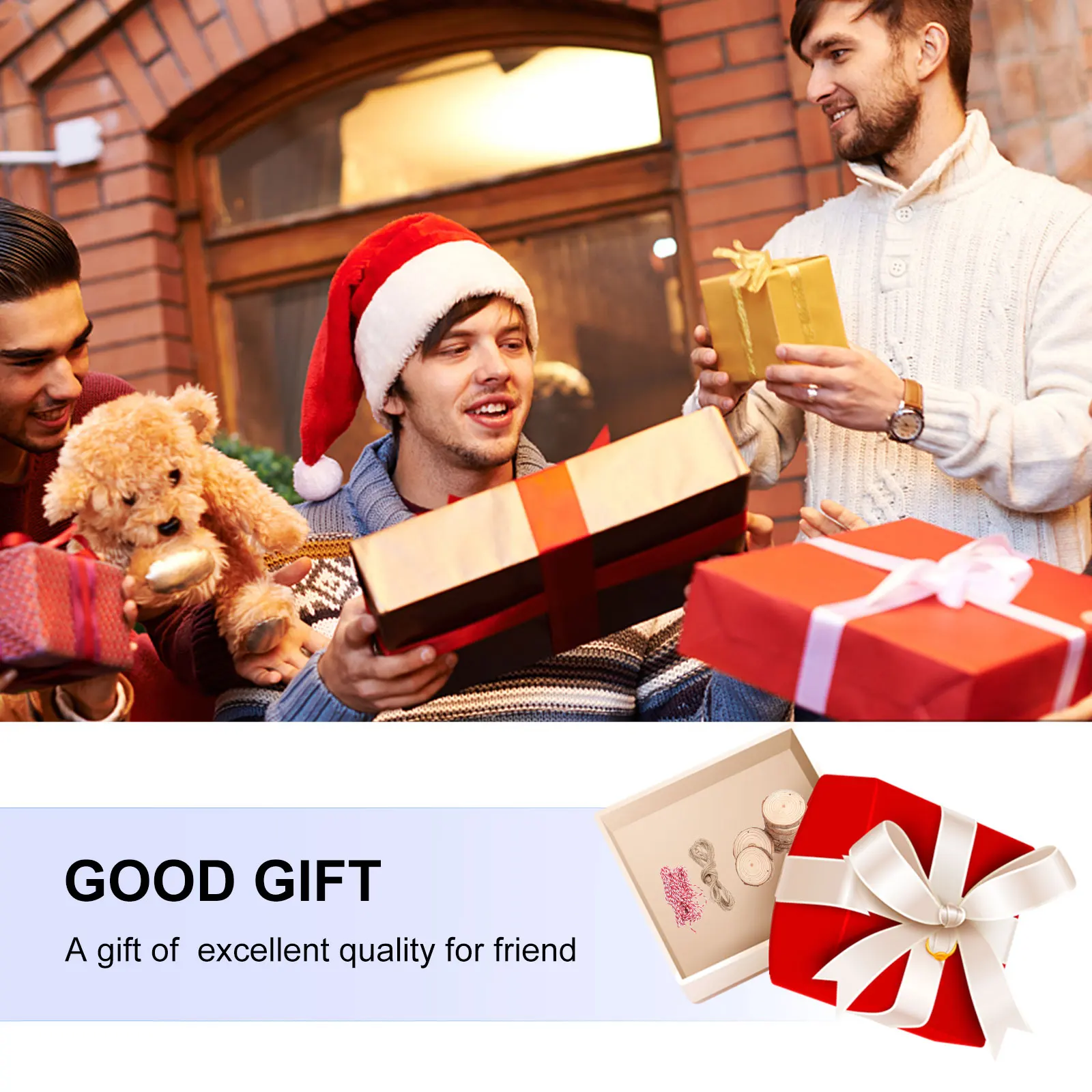 

30pcs Round Wooden Slices Natural Bark Diy Crafts Supplies Graffiti Drawing Wall Hanging Boards Smooth Surface Kids Sticker