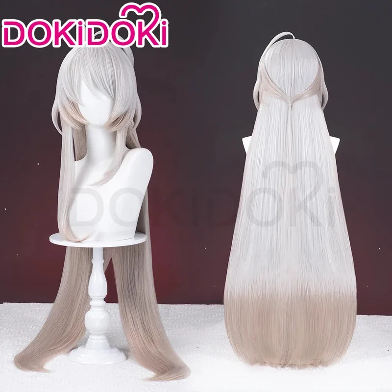 2025 ❤ New IN STOCK Game Honkai: Star Rail DokiDoki Women 80cm Long Straight Wig Acheron Cosplay Tattoo Scalp ★★