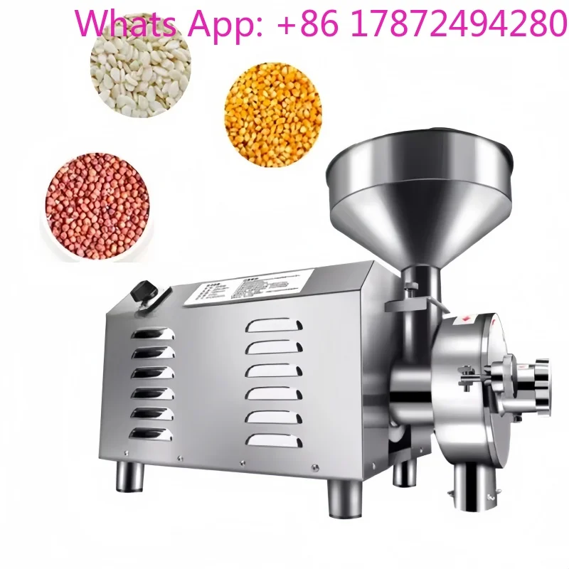 Commercial Grinding Machine for Dry Grain Soybean Corn Spice Herb Coffee Bean Wheat Ri Electric Grain Grinder