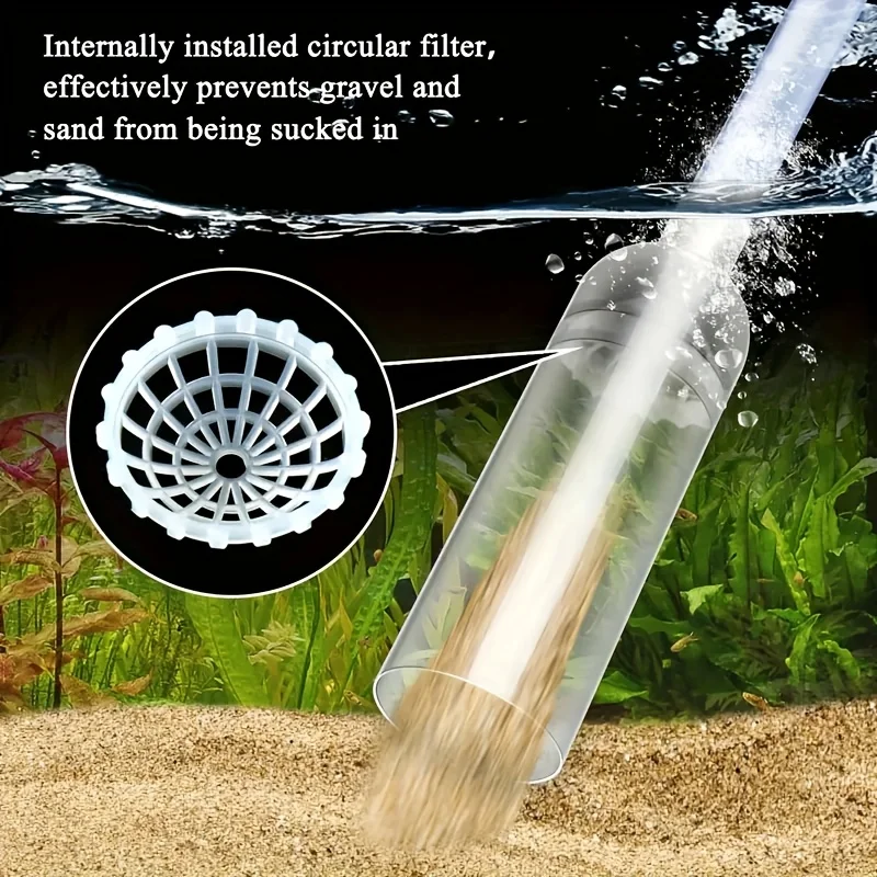 Langlebiges Aquarium-Saugpumpen-Set für Einfache Wasserwechsel & Sandreinigung Effizientes Aquariumpflege-Werkzeug mit Flexiblem Schlauch – Detail 17